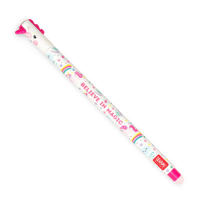 Erasable Pen Unicorn Pink Ink Legami